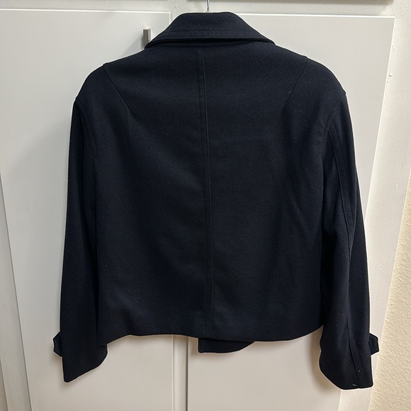 ZARA Double Breasted Navy Jacket - Picture 8 of 10